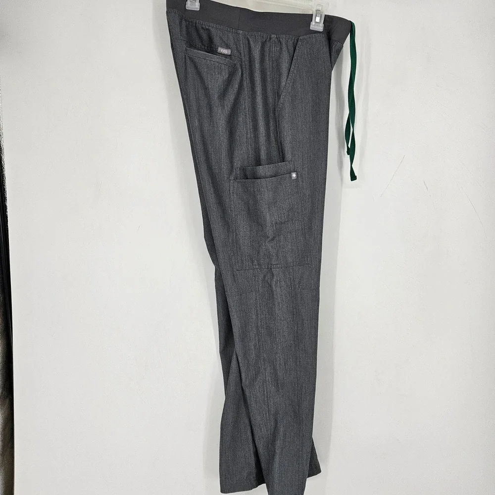 Figs Scrub Pants Mens Medium Nurses Healthcare Uniforms Graphite Gray Axim‎